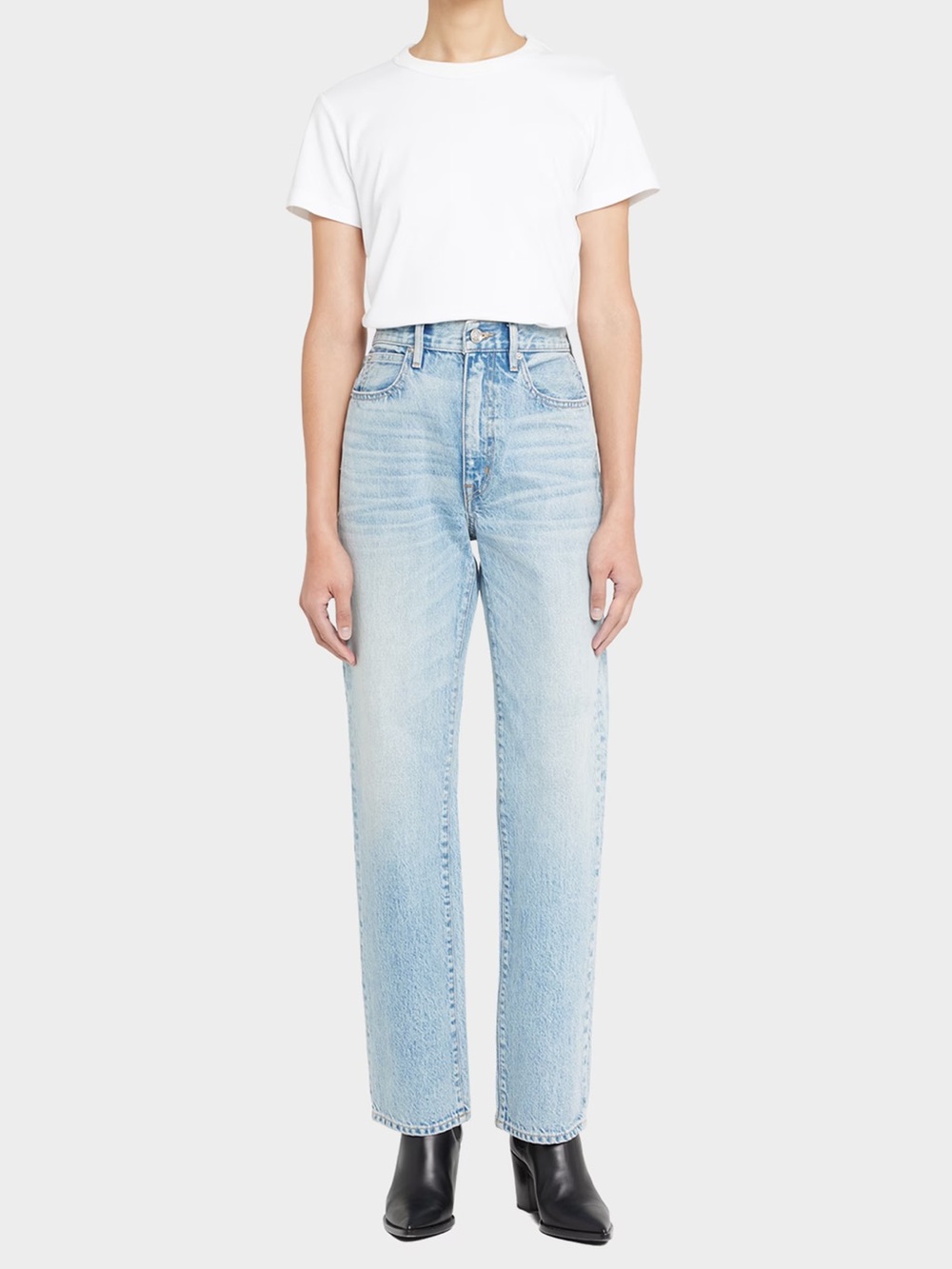SLVRLAKE London Straight Leg Jeans in Heartache